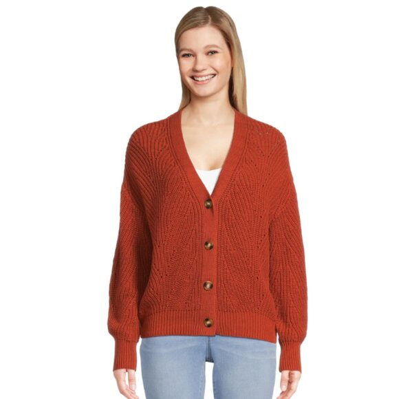 Time and Tru Women's Boyfriend Cardigan, Size XXXL (22) - Picture 1 of 3